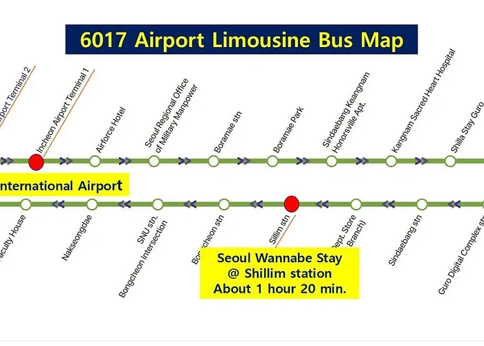 Wannabe Stay, Gangnam 20 Mins, Hongdae 20mins